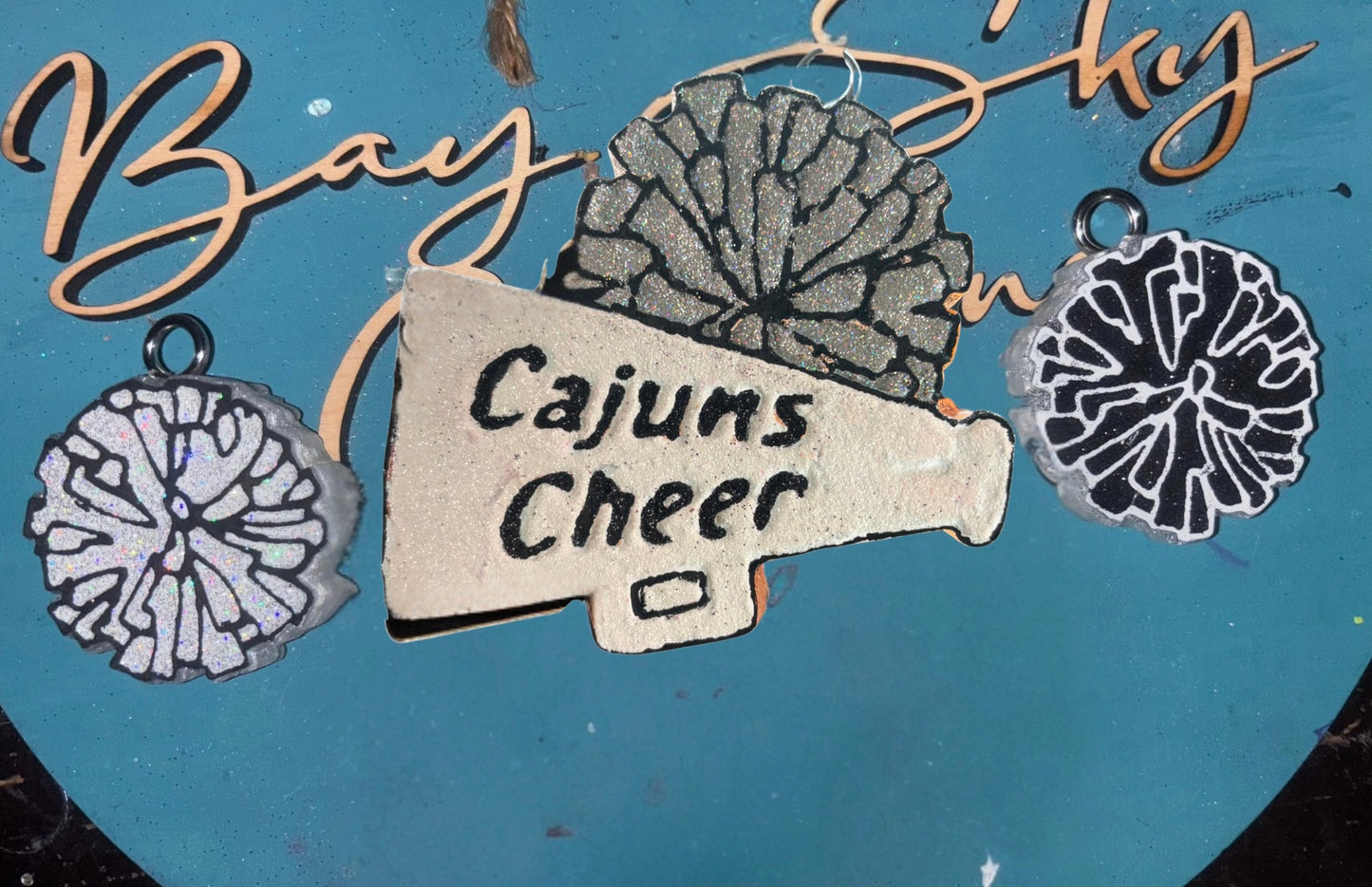 Cajuns Cheer Freshie & Vent Clips Set