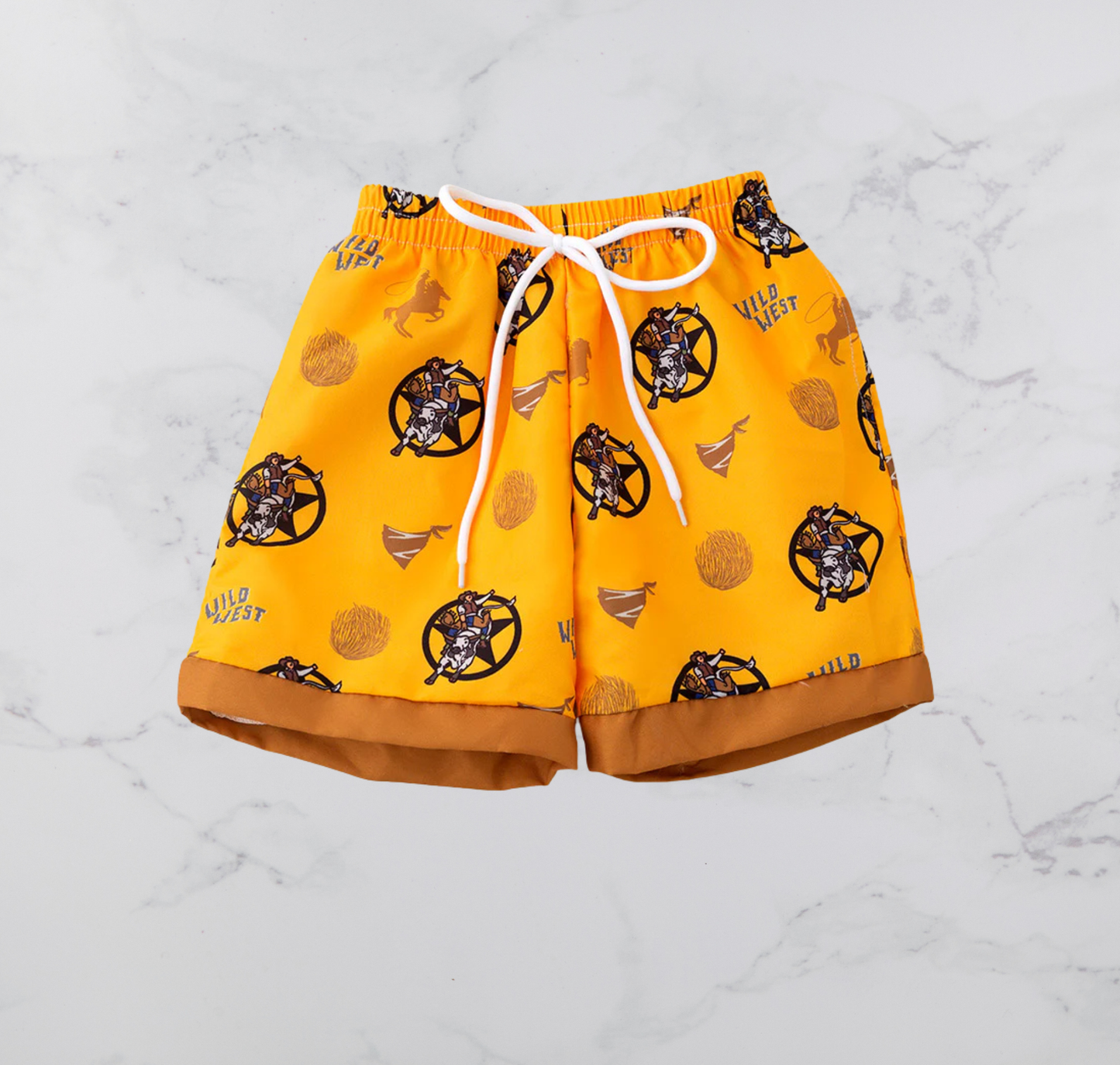 Wild West Boy Swim Trunks