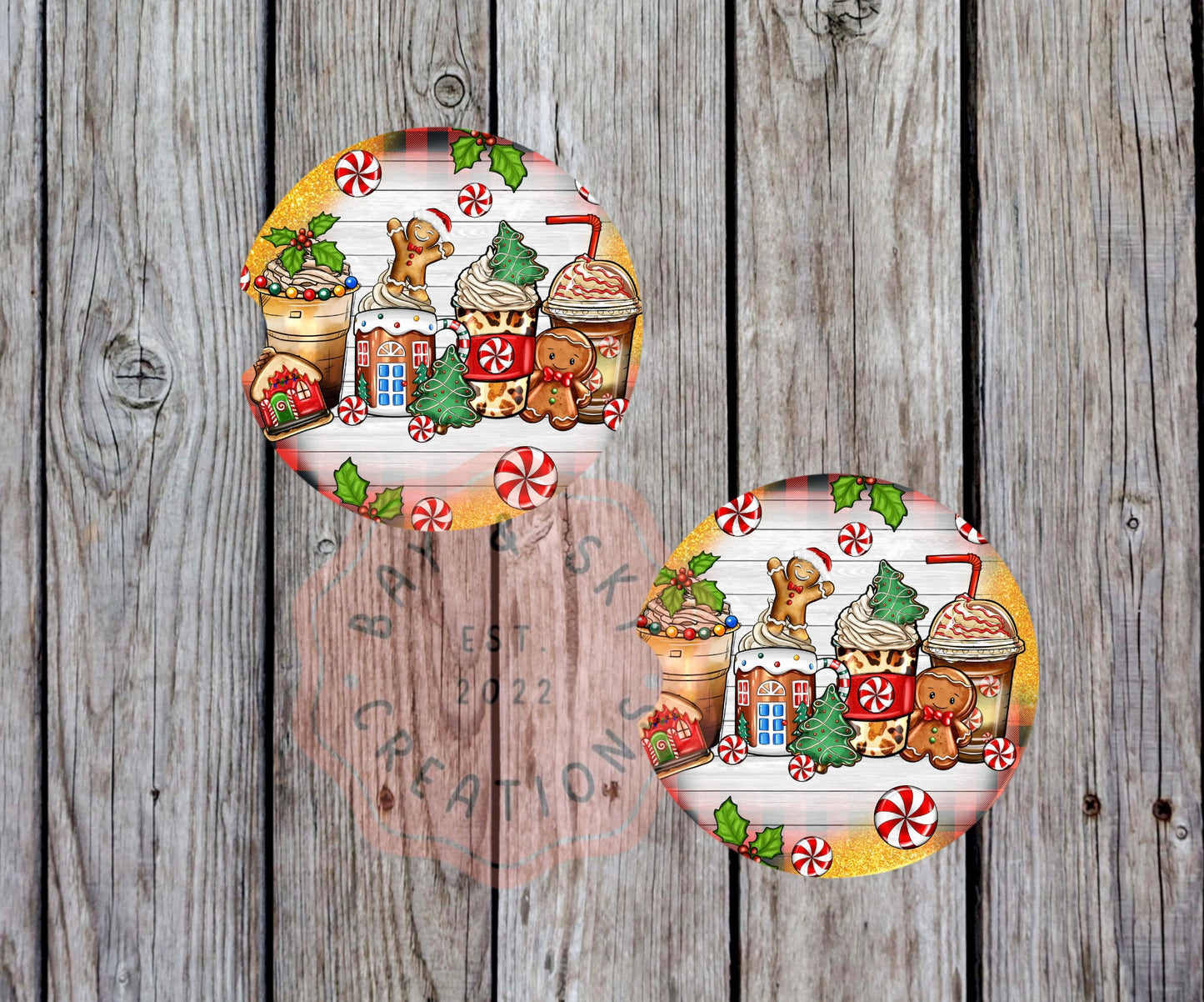 Gingerbread Coffee Car Coaster