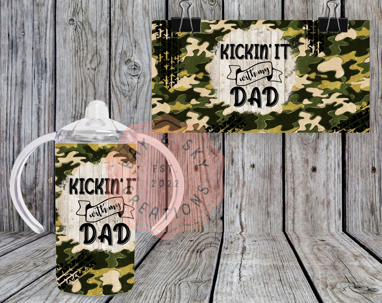 Kickin' It With My Mini & Kickin' It With DAD Tumblers Set