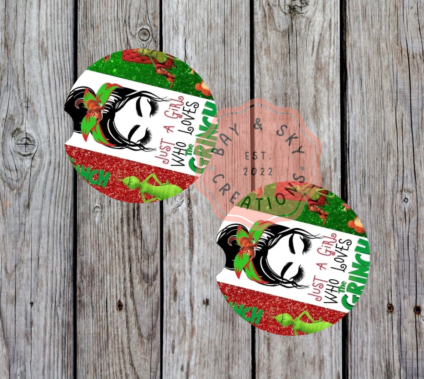 Just A Girl Car Coaster