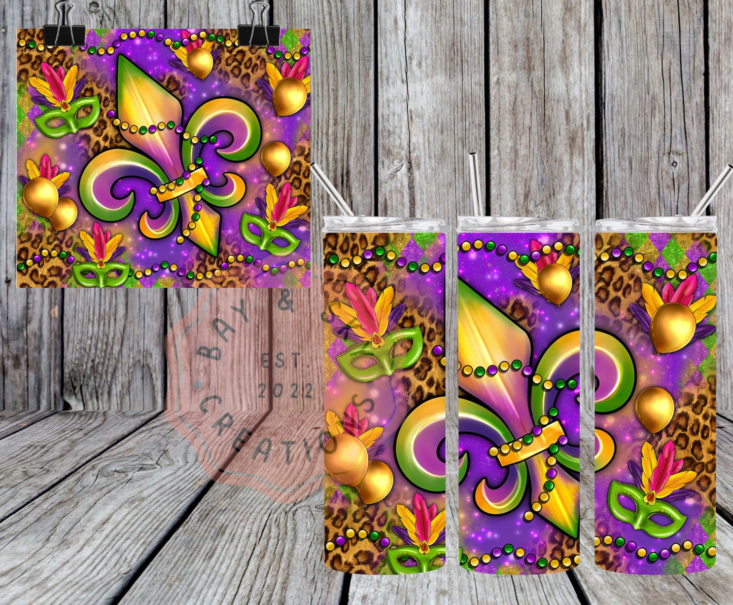 Fleur De Lis Tumbler