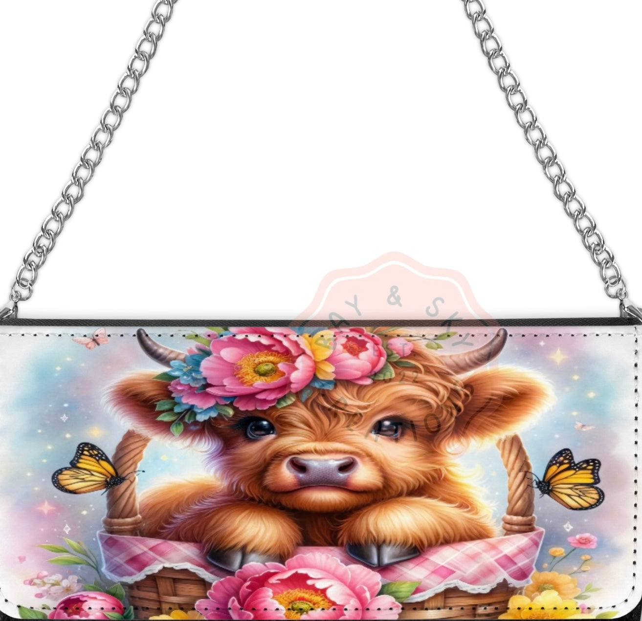 Spring Cow Purse Wallets