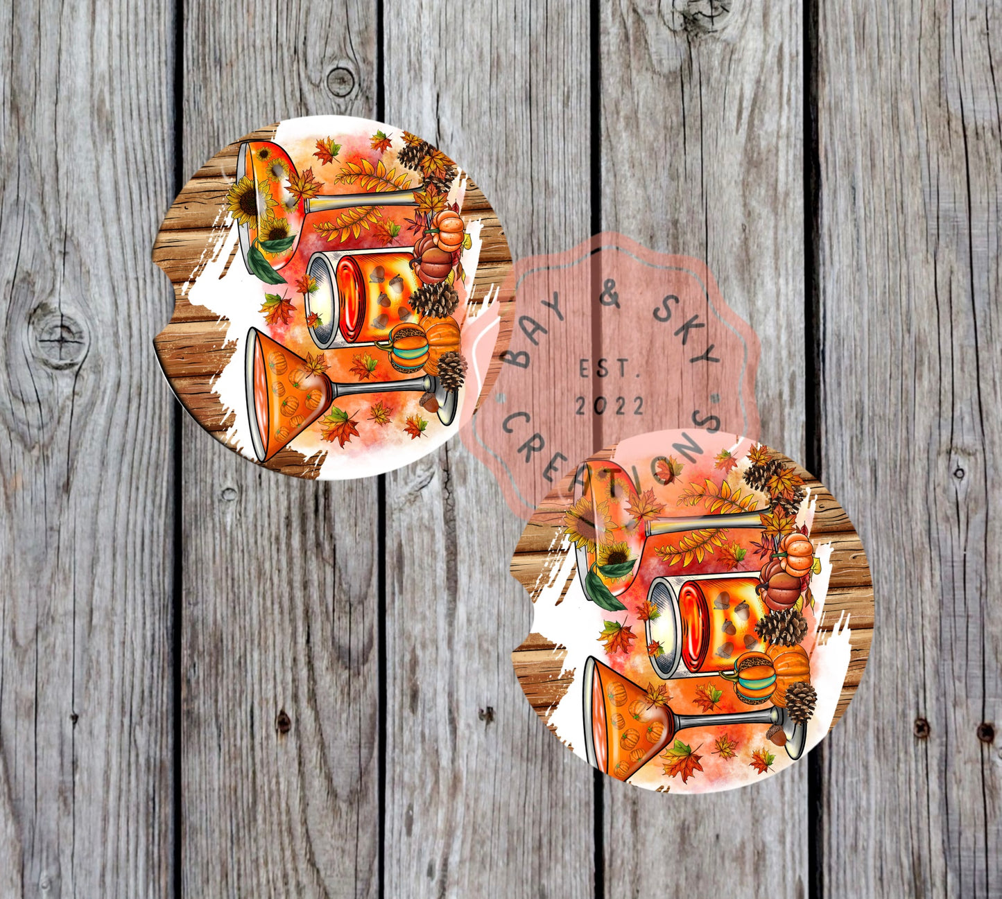 Martini Fall Car Coaster