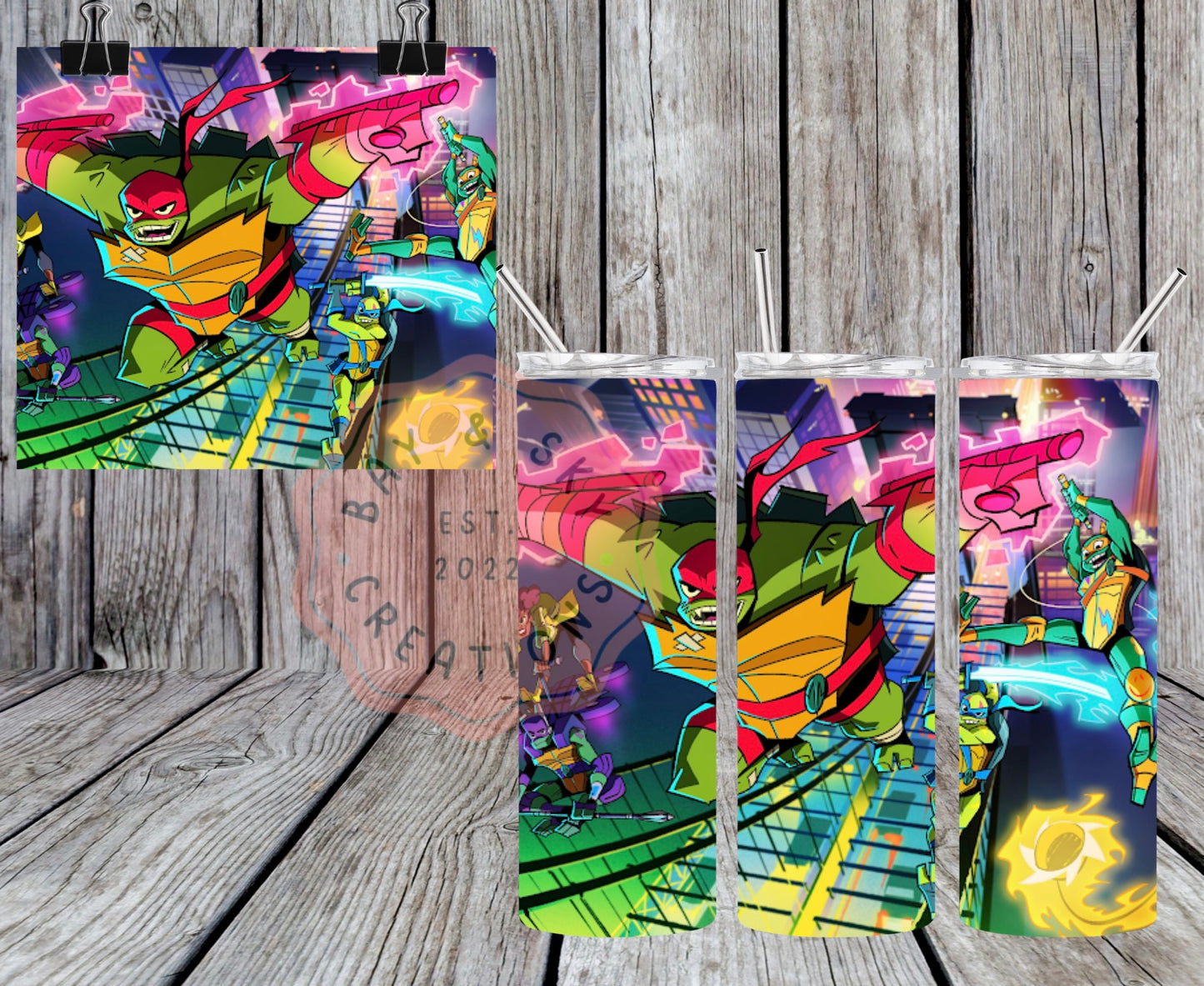 Turtle Fight Tumbler