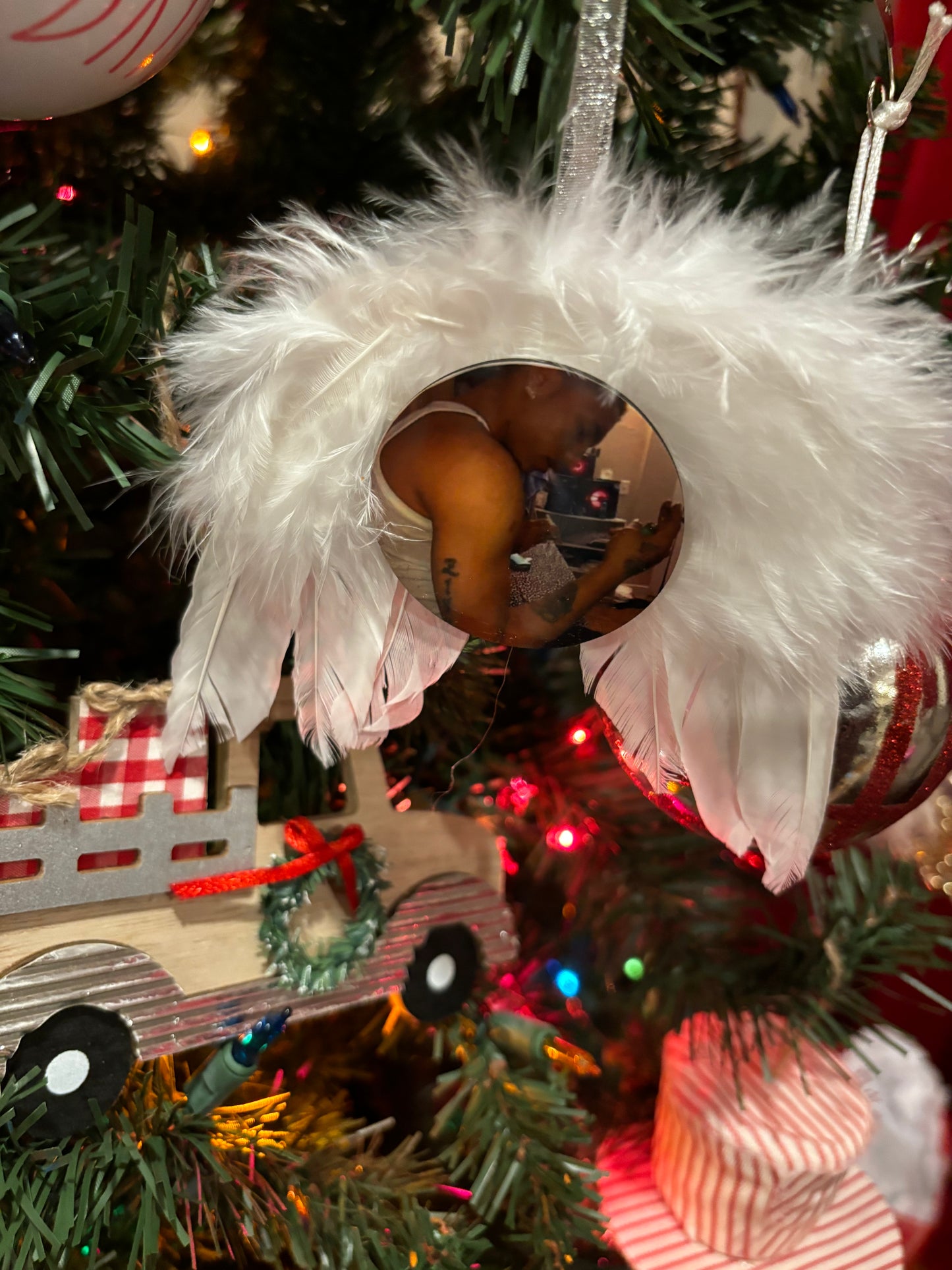 Angel Wings Christmas Ornament