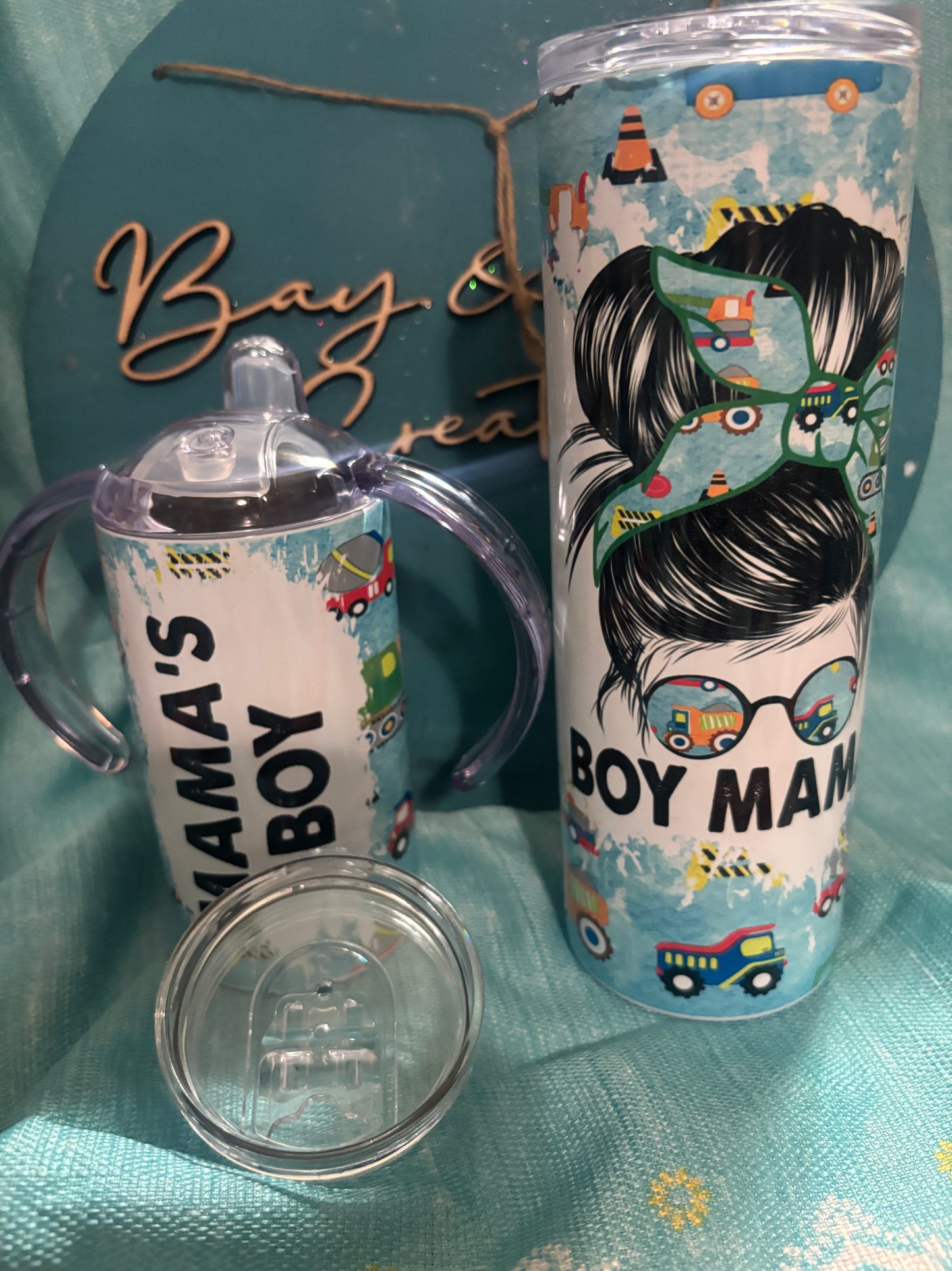 Boys Mama & Mama's Boy Tumbler Set