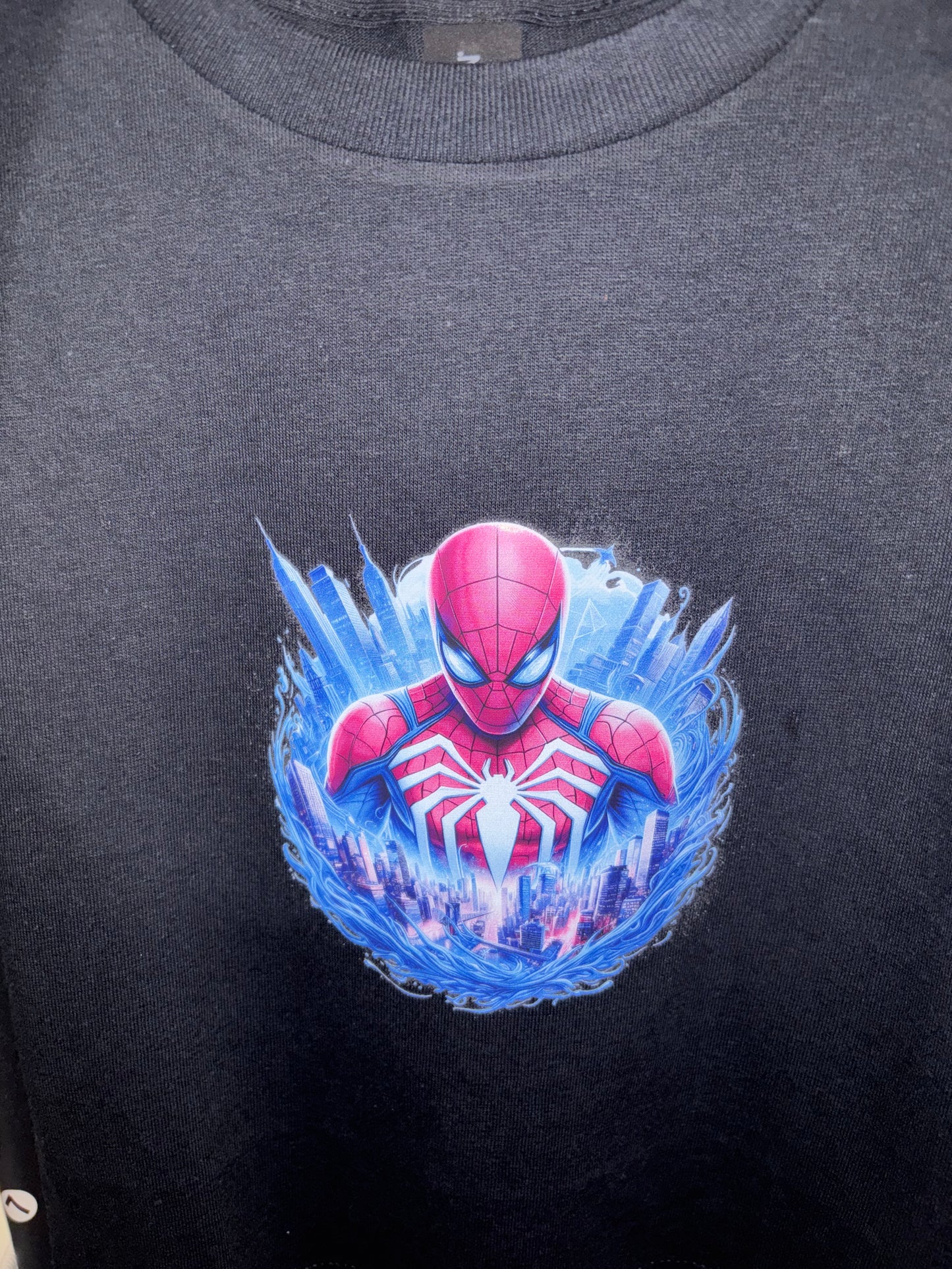 Spiderman with Blue City T-Shirts Toddler