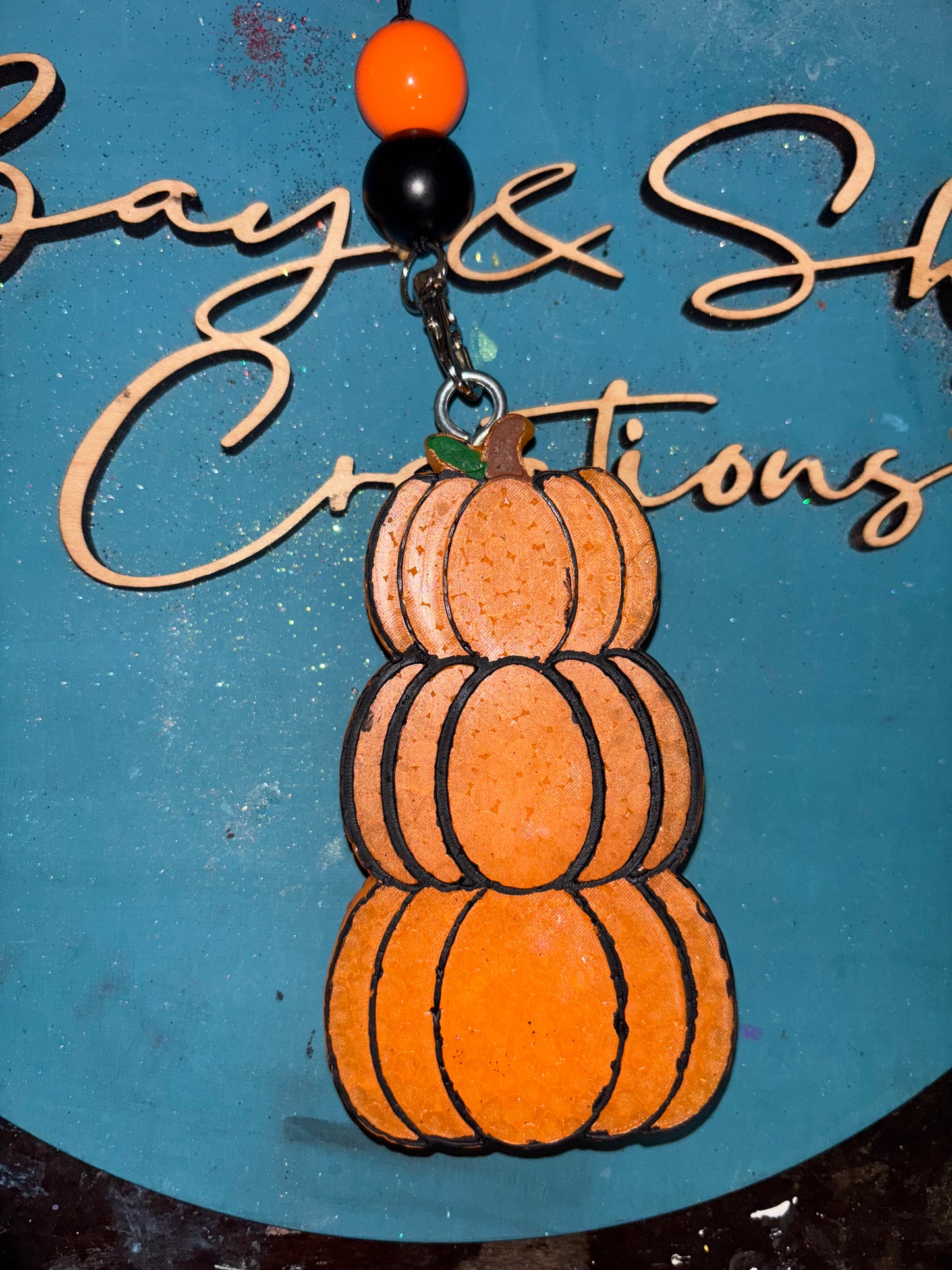 Stacked pumpkin Freshie