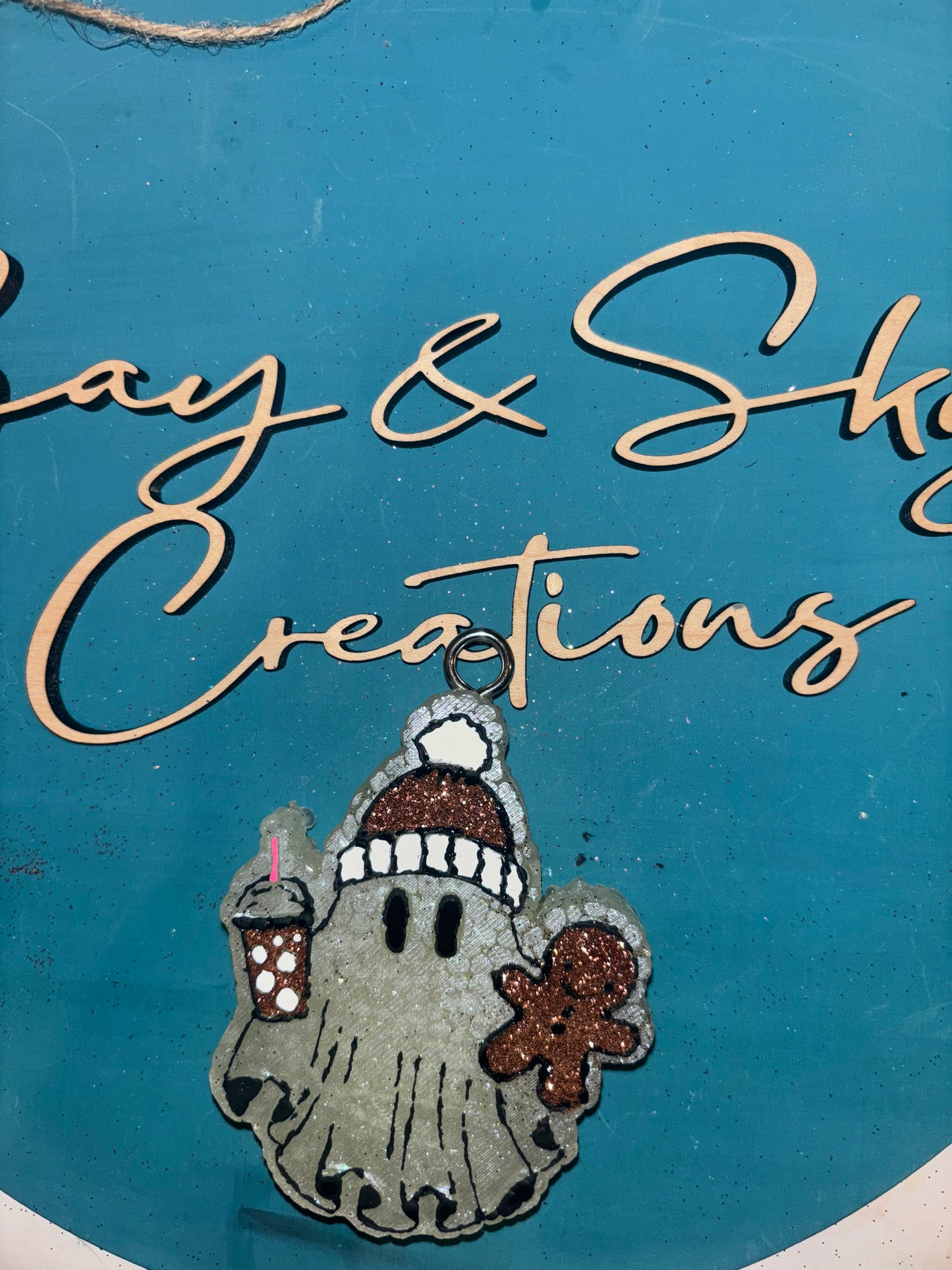 Ghost Gingerbread Coffee Freshie