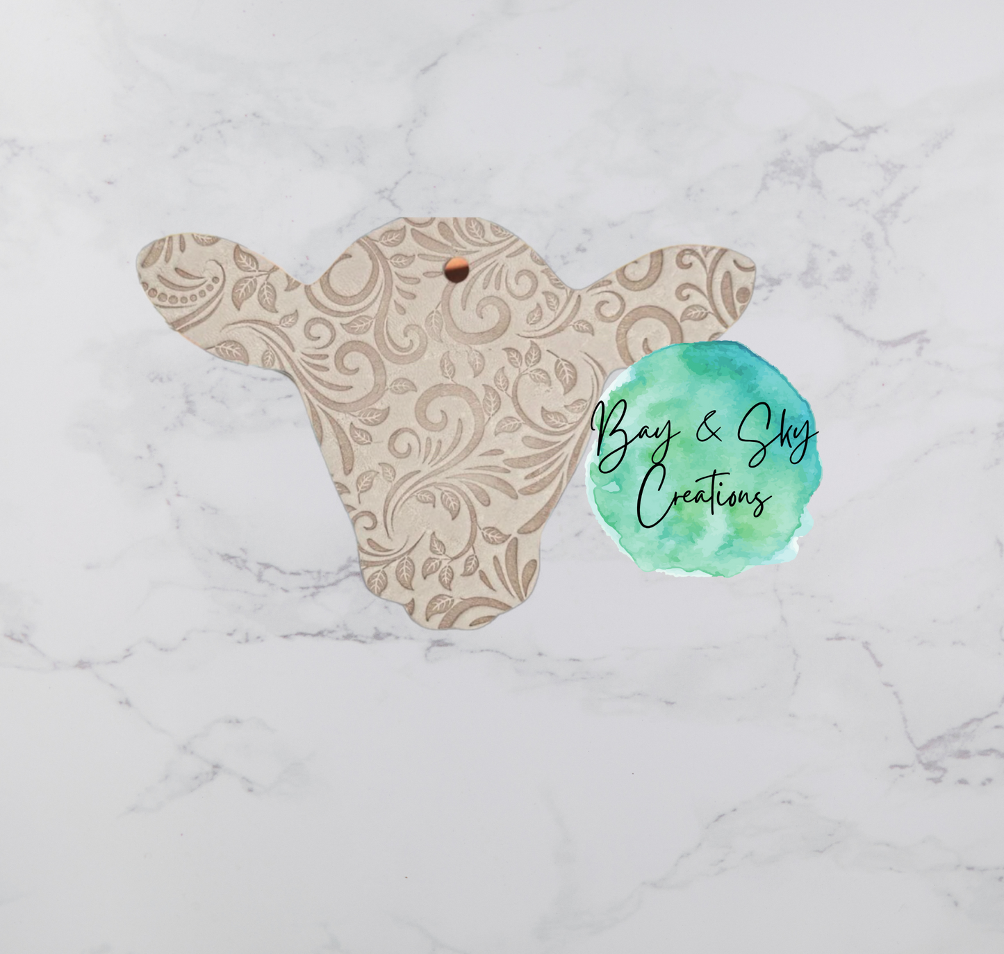 Steer Head Leather Freshie