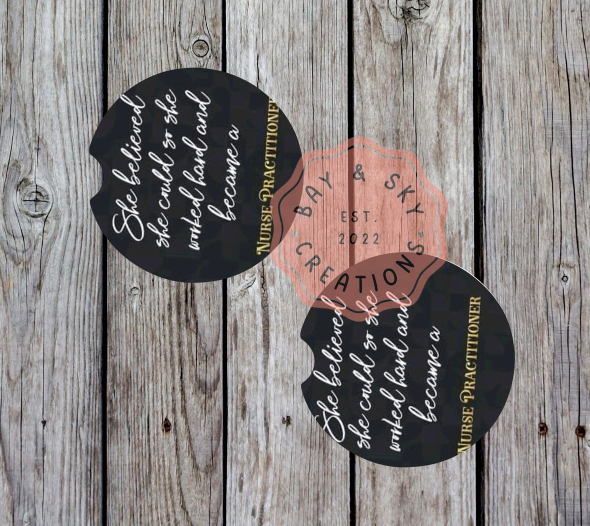 Nurse Practitioner Car Coaster