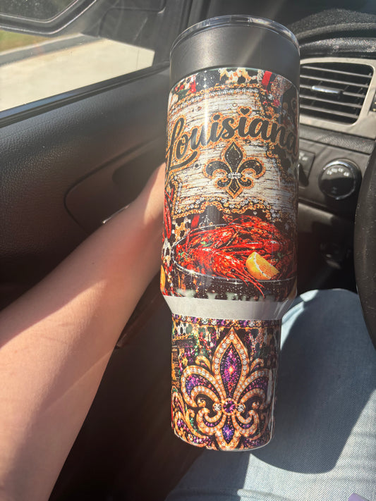 Louisiana Crawfish 40OZ Tumblers