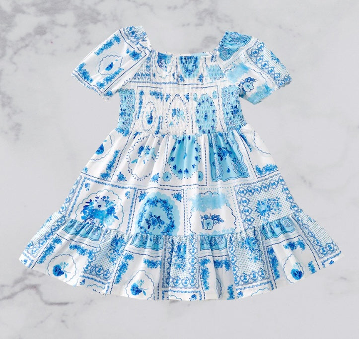 Blue Accent Dress