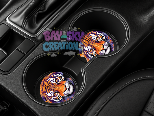 LSU Tiger Car Coasters