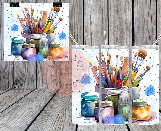 Watercolors Tumbler