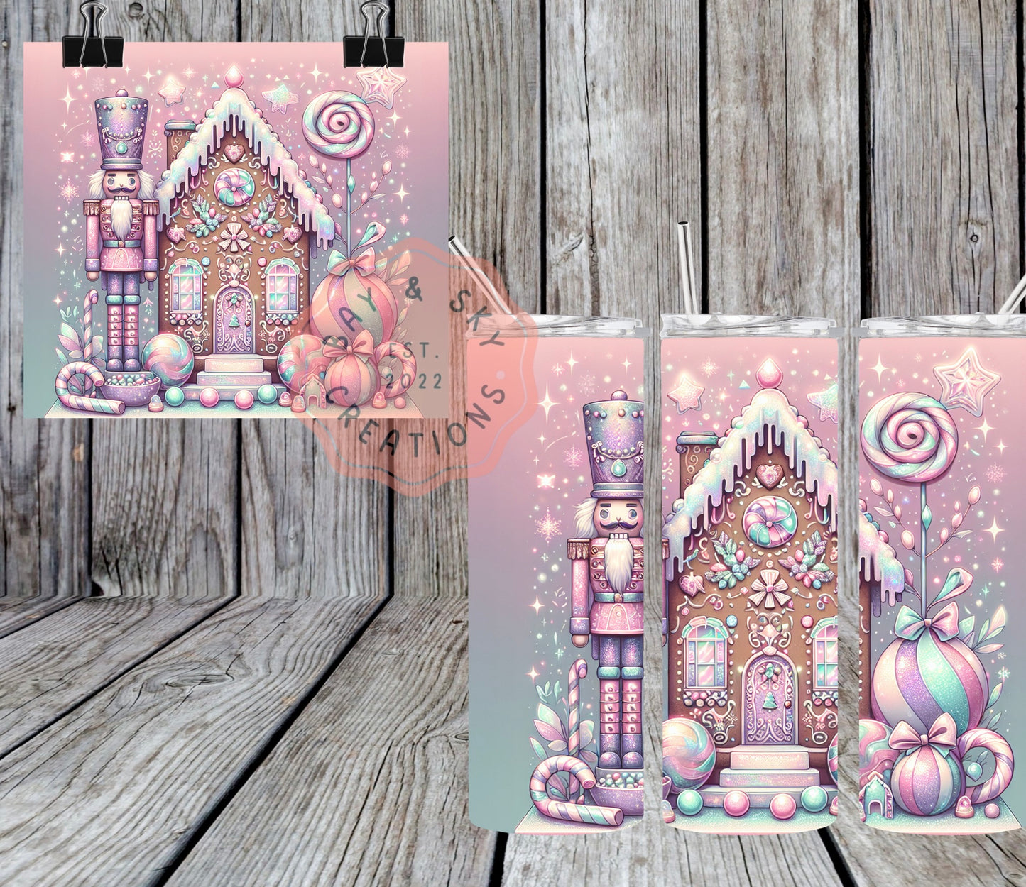 Nutcracker Gingerbread Tumbler