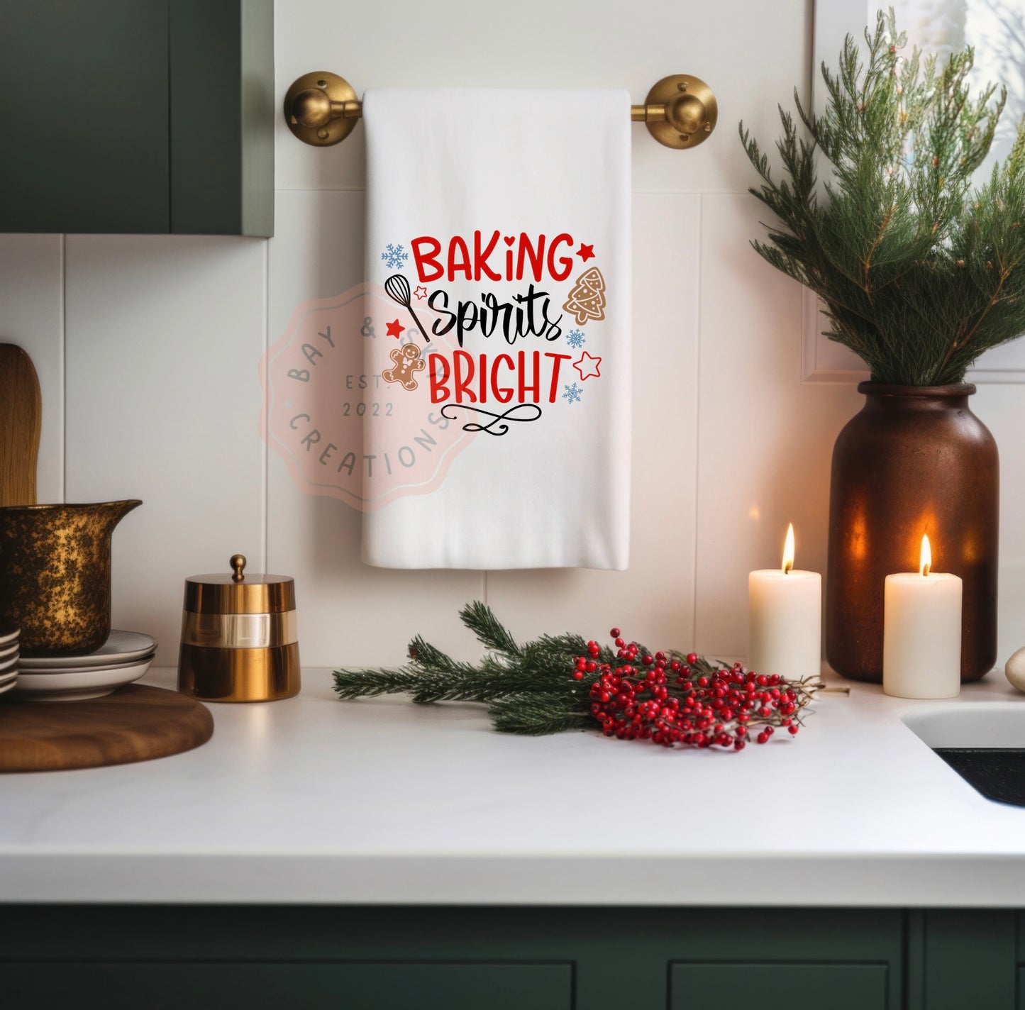 Baking Spirit Bright Hand Towel