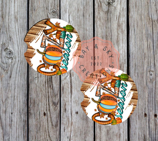 Cozy Season Car Coaster