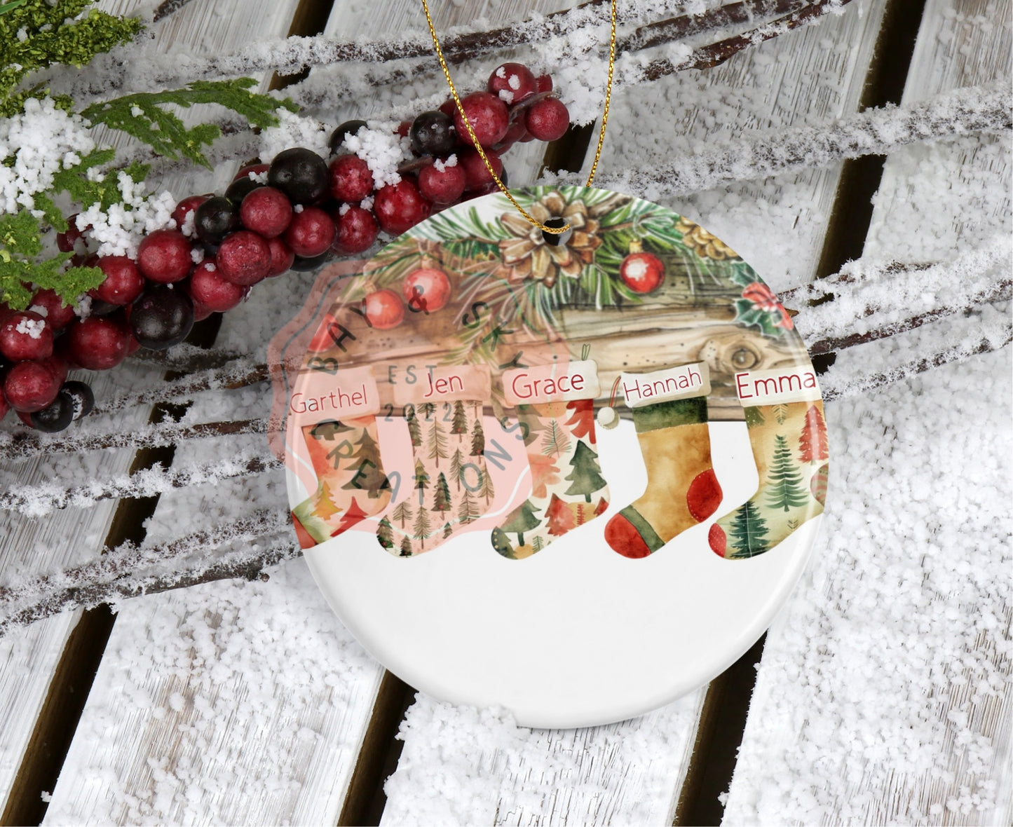 Names Christmas Ornament