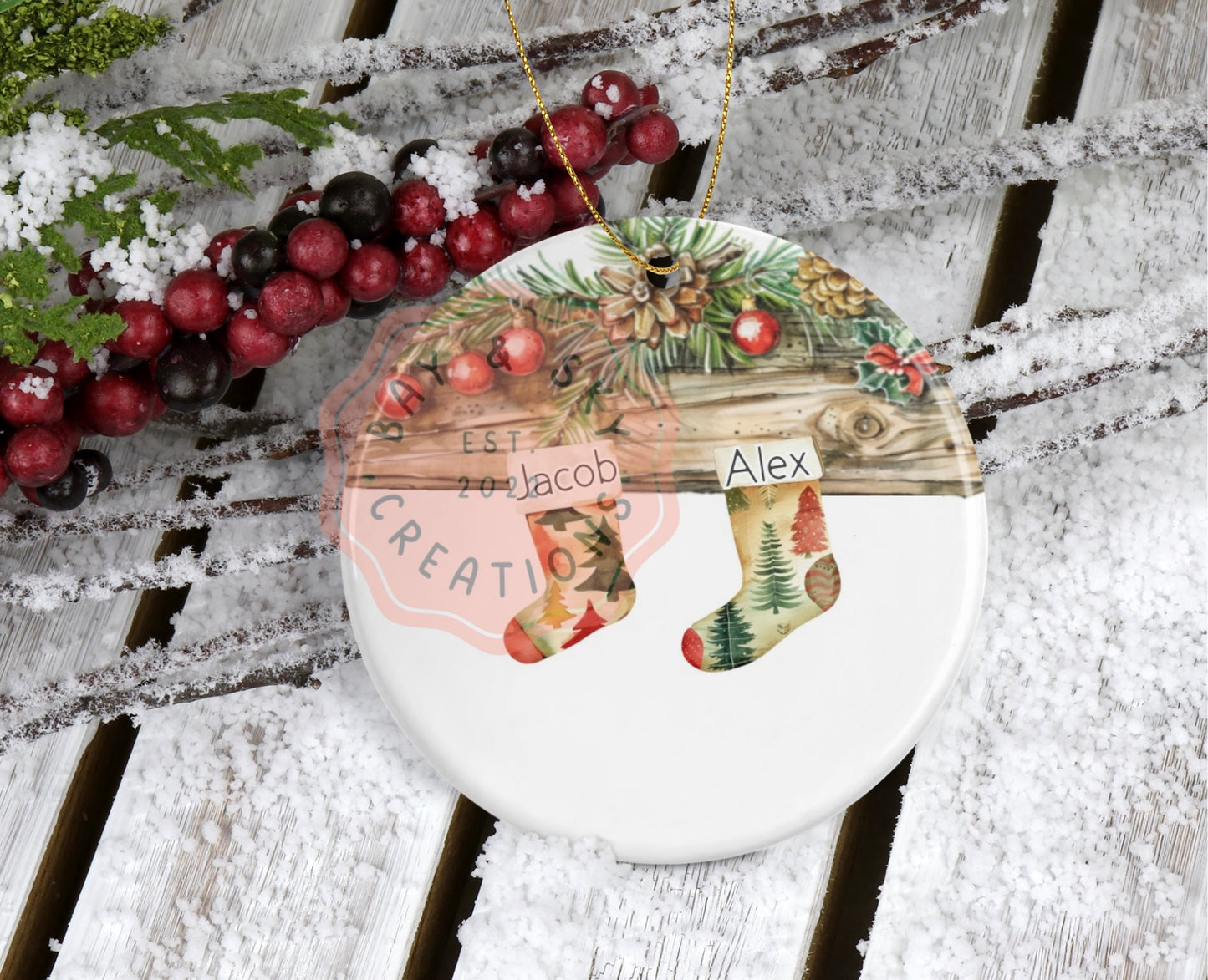 Names Christmas Ornament