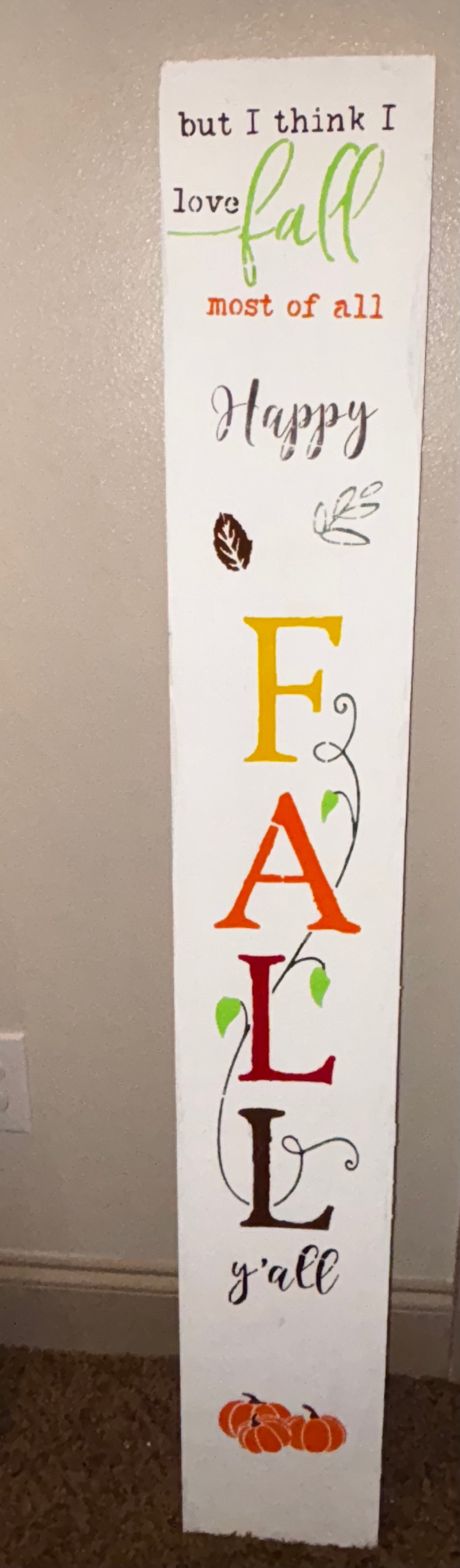 Fall Porch Sign