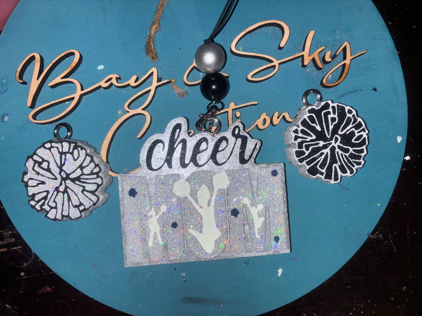 Cheer Mom Freshie and Vent Clip Set