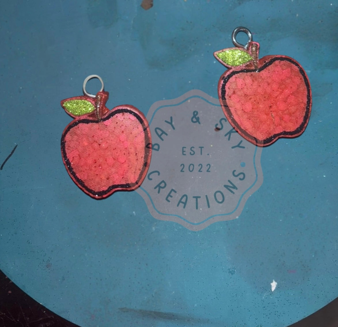 Teacher Apple Vent Clips Freshie