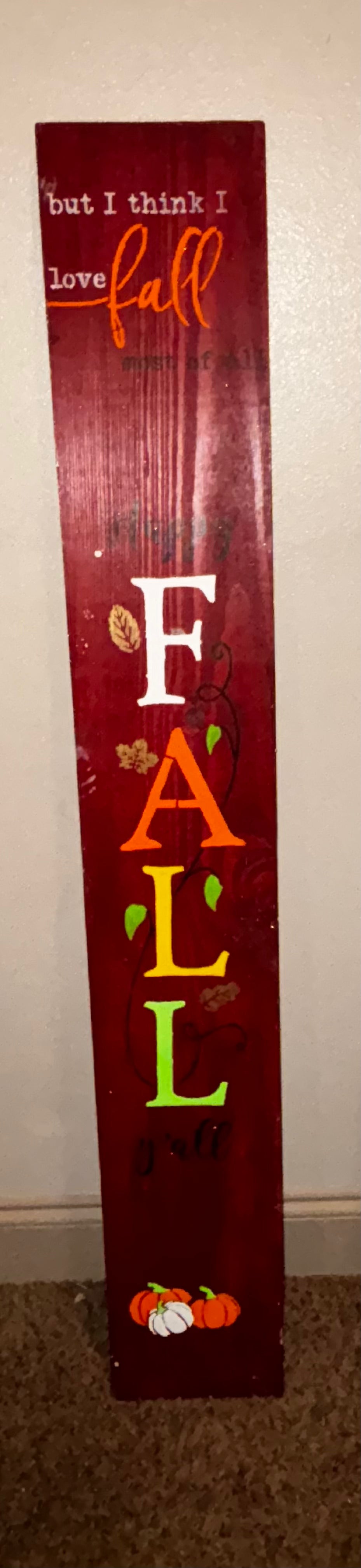 Fall Porch Sign