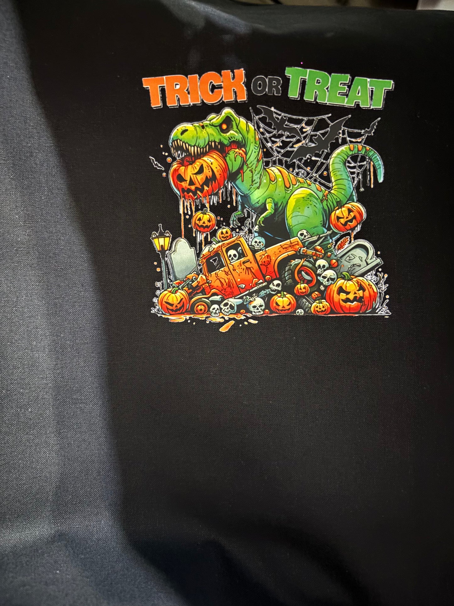 Dino Trick or Treat Halloween bags
