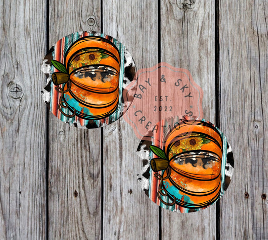 Pumpkin Car Coaster