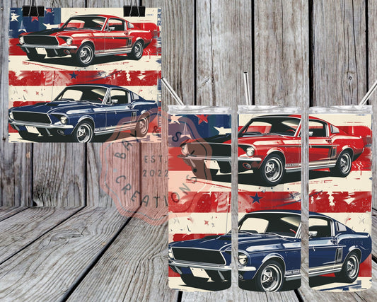 Classic Muscle Cars Tumblers