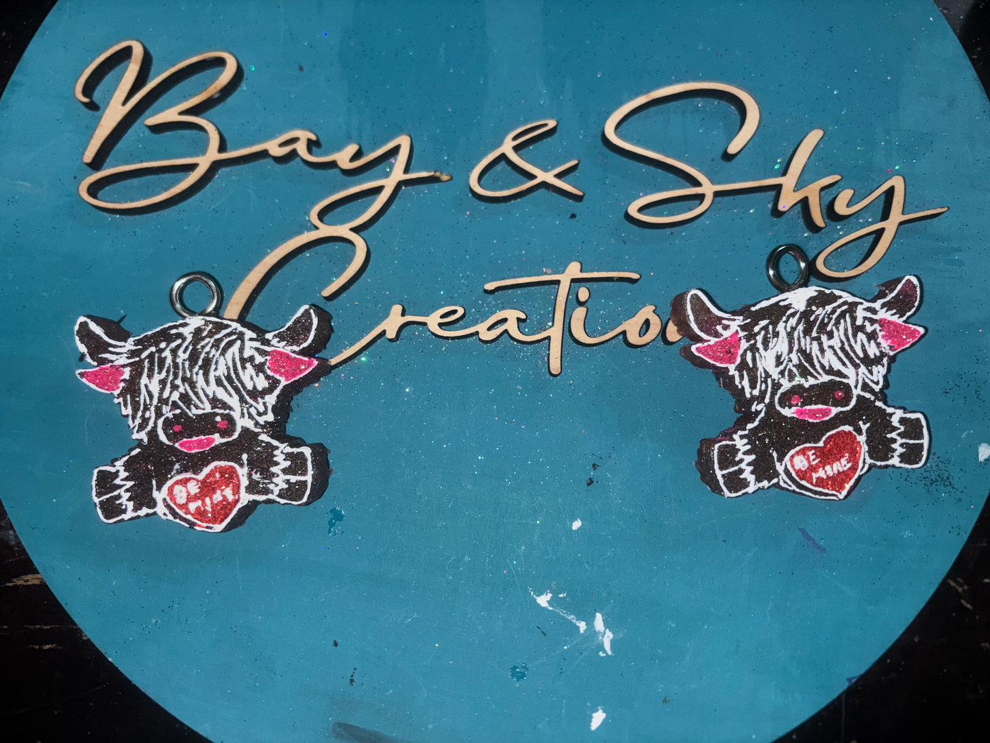 Be Mine Highland Cow Vent Clips Freshie