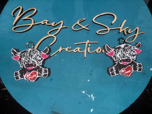 Be Mine Highland Cow Vent Clips Freshie