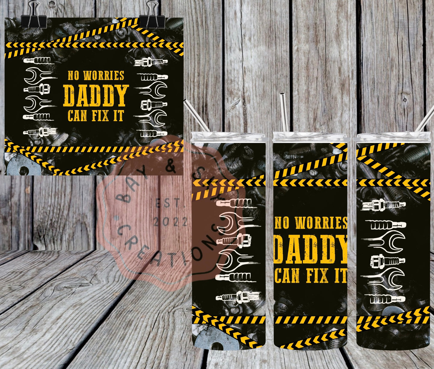 Mr. Fix It & Can Fix Anything Tumblers Set