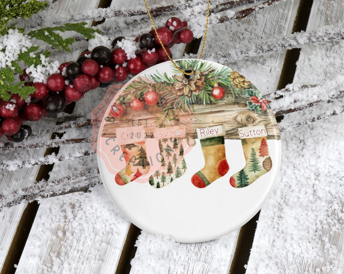 Names Christmas Ornament