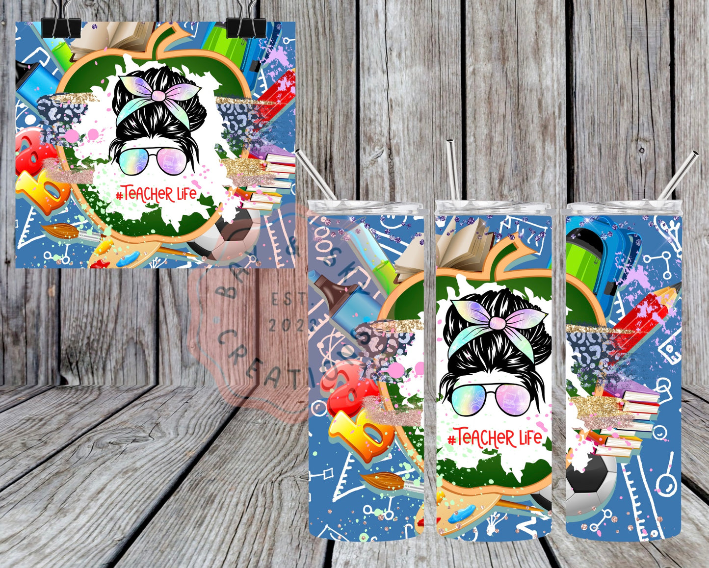 #Teacher Life Tumbler