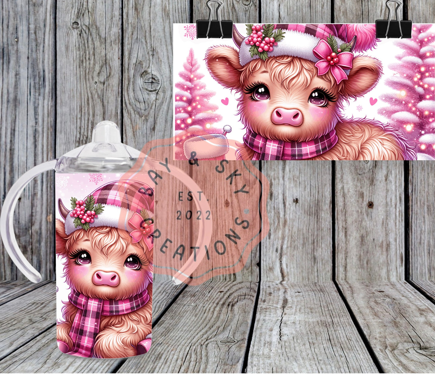 Pink Cow Tumbler