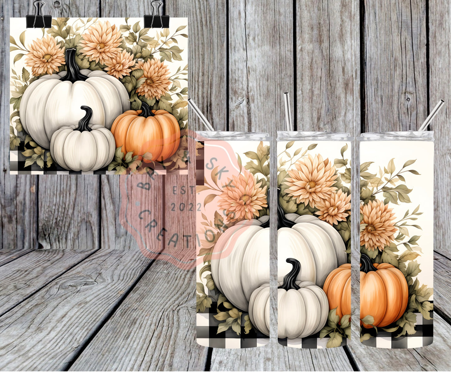 White Pumpkin Tumbler