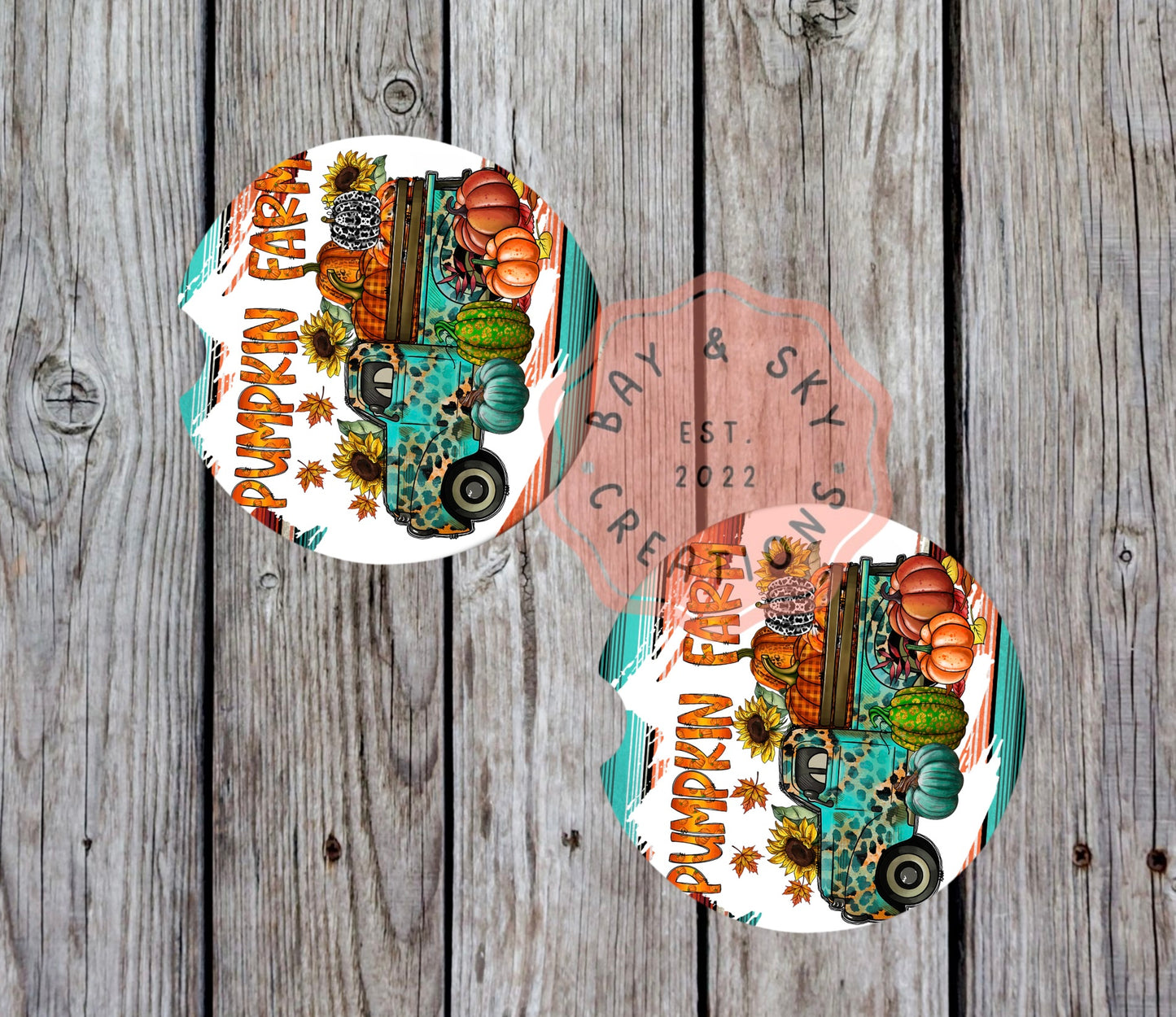 Pumpkin Farm Car Coaster