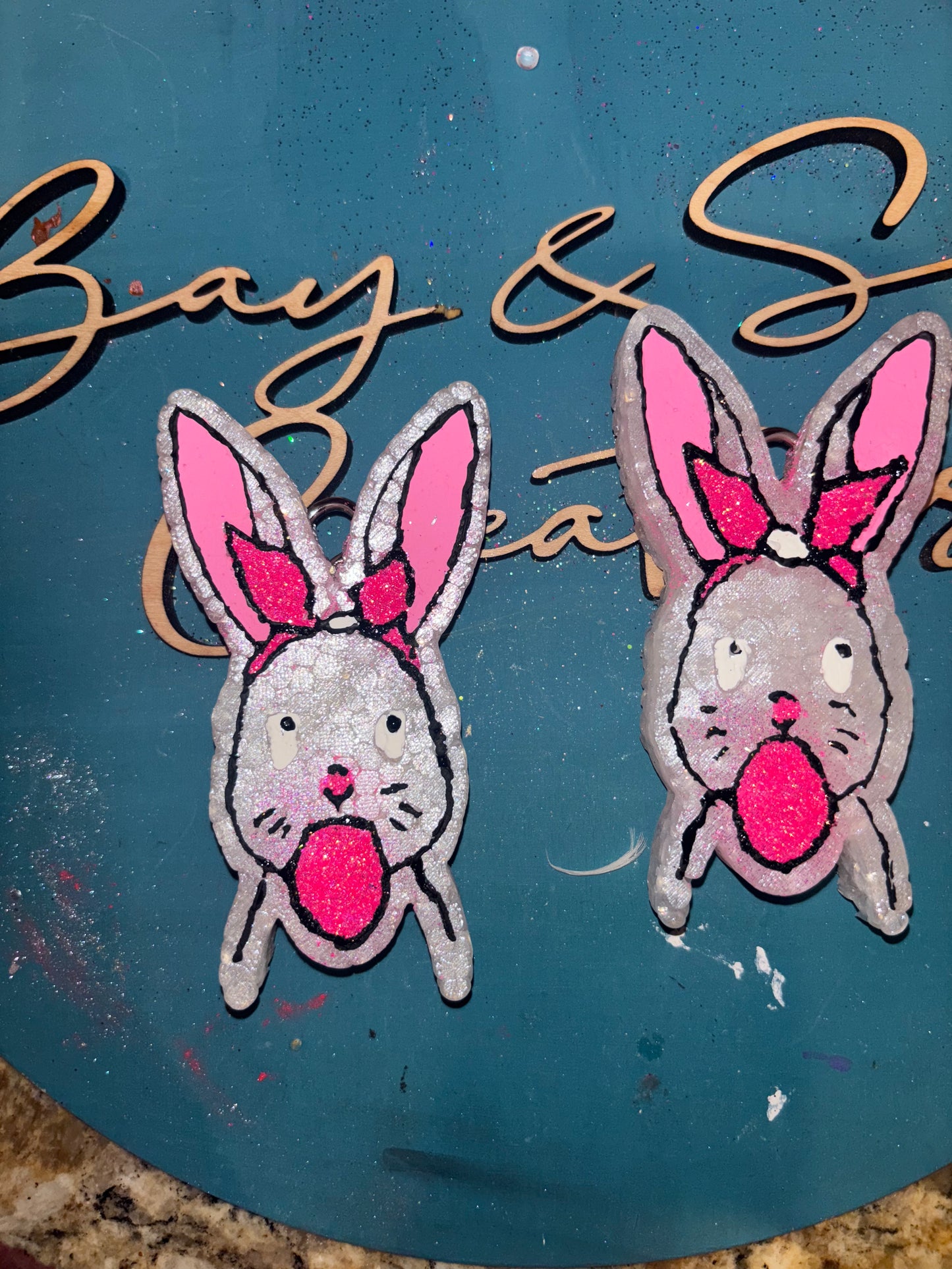 Heart Bubble Rabbit Vent Clips Freshie