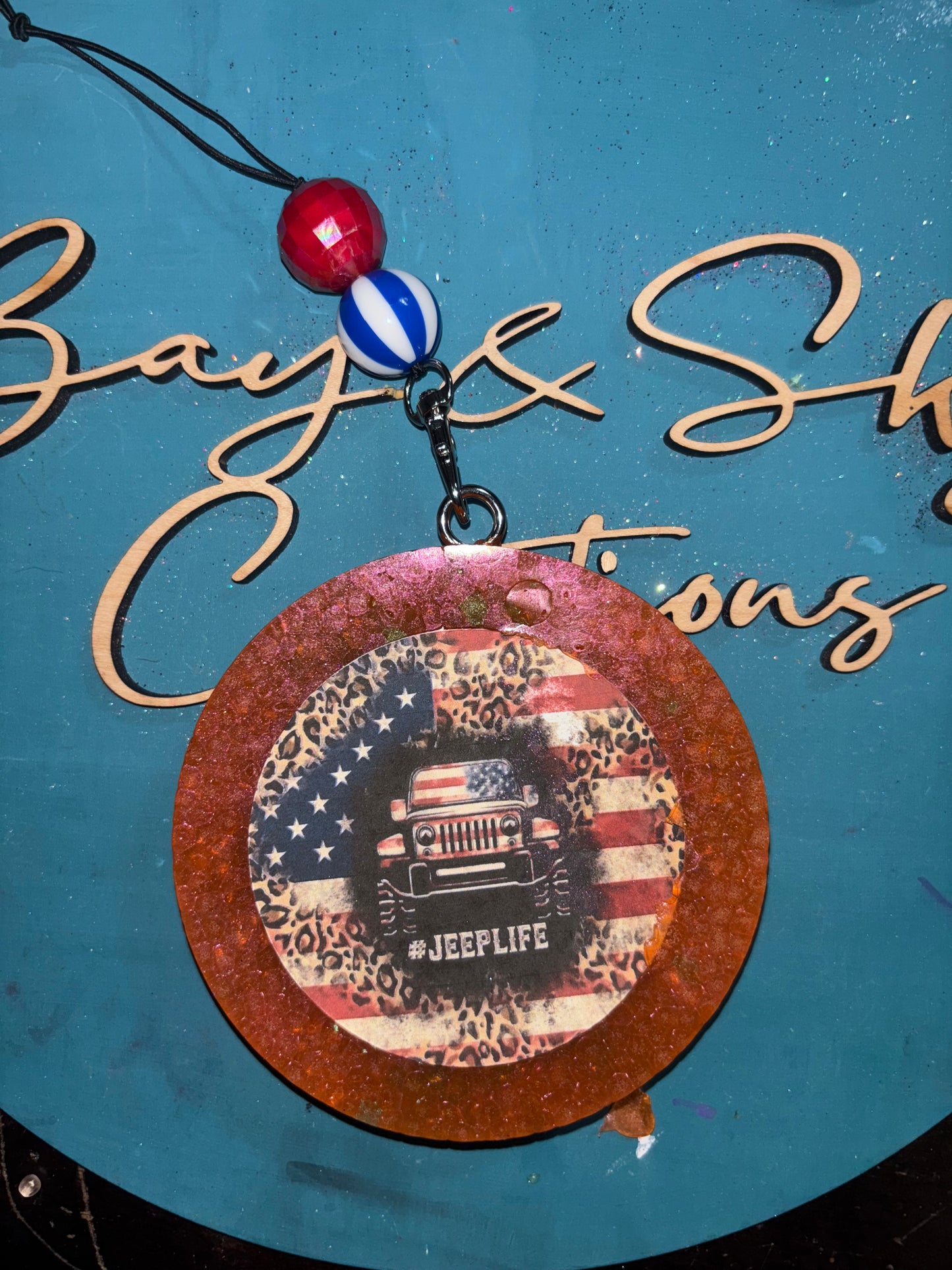 #JeepLife Round Freshie