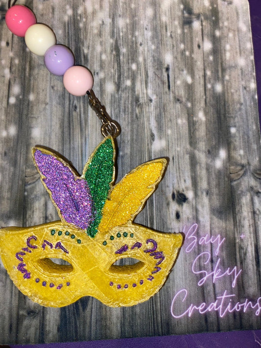 Mardi Gras Mask Freshie