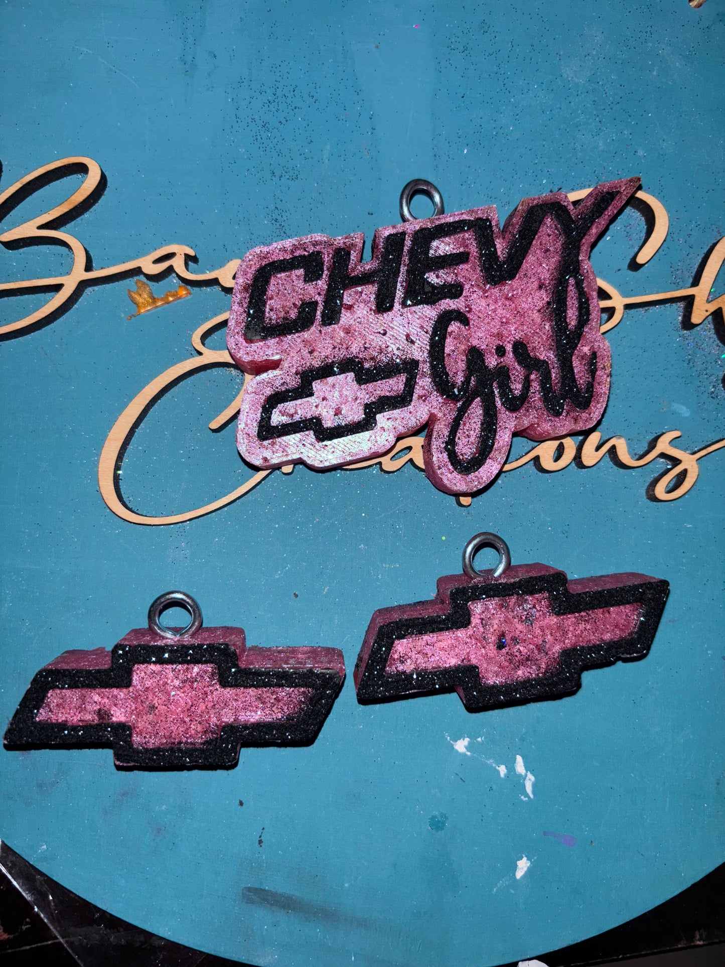 Chevy Girl Freshie and Vent Set