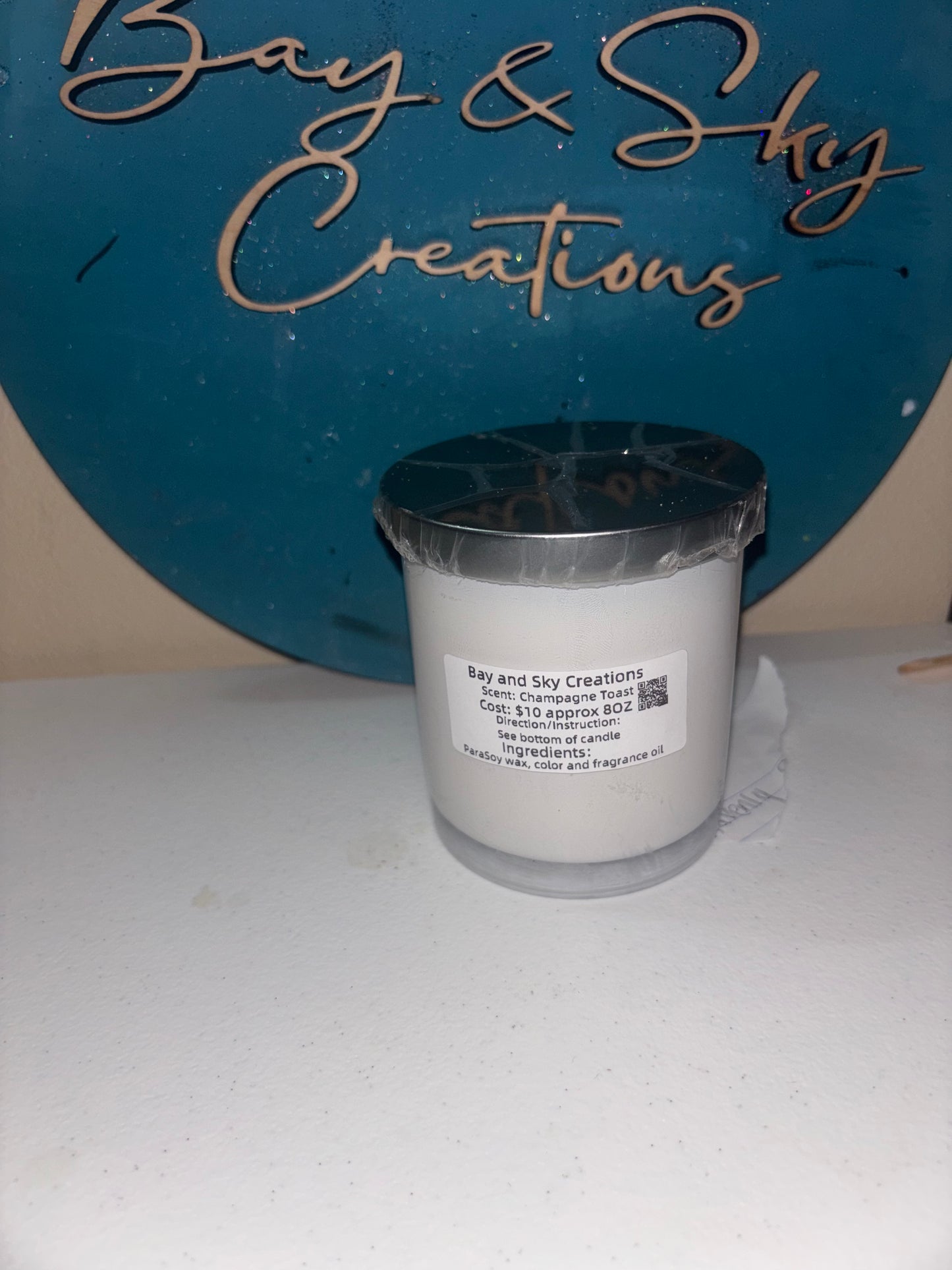 RTS Champagne Toast Candle
