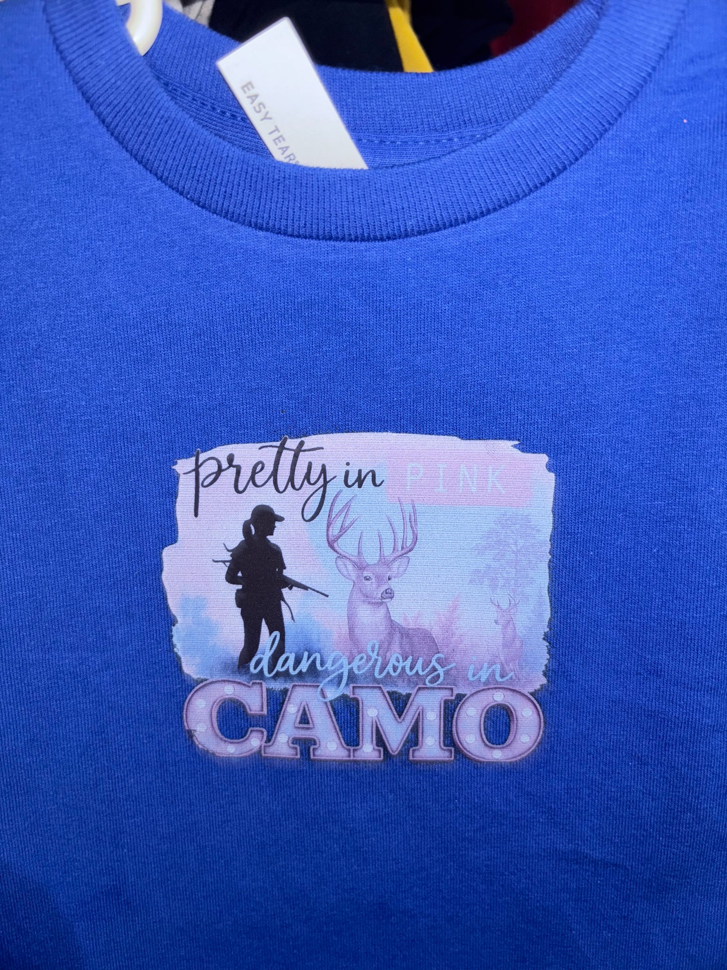 Pretty In Pink Dangerous In Camo T-Shirts Infant