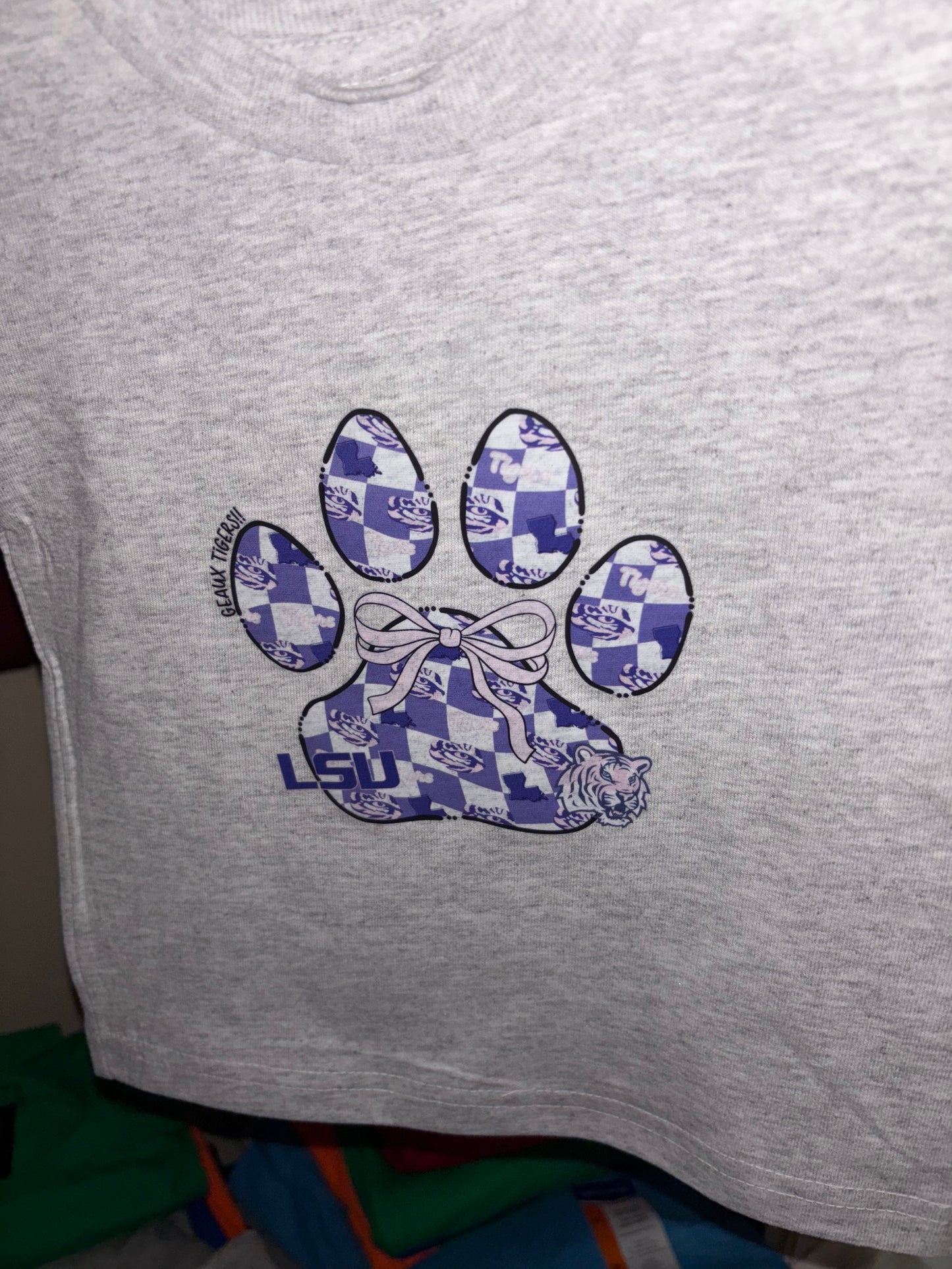 LSU Paw Print T-Shirts Infant