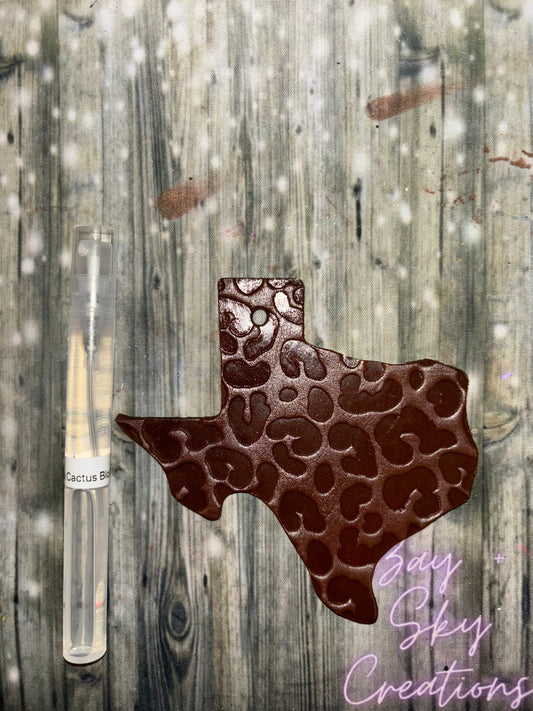 Texas cheetah leather Freshie