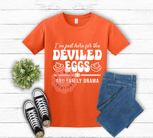 Deviled eggs and Family Drama T-Shirts
