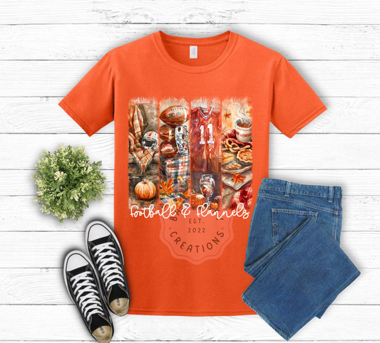Football & Flannel T-Shirts